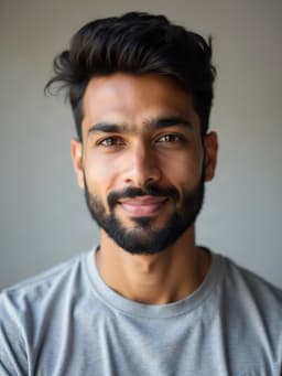 A photograph of the groom, as uploaded
