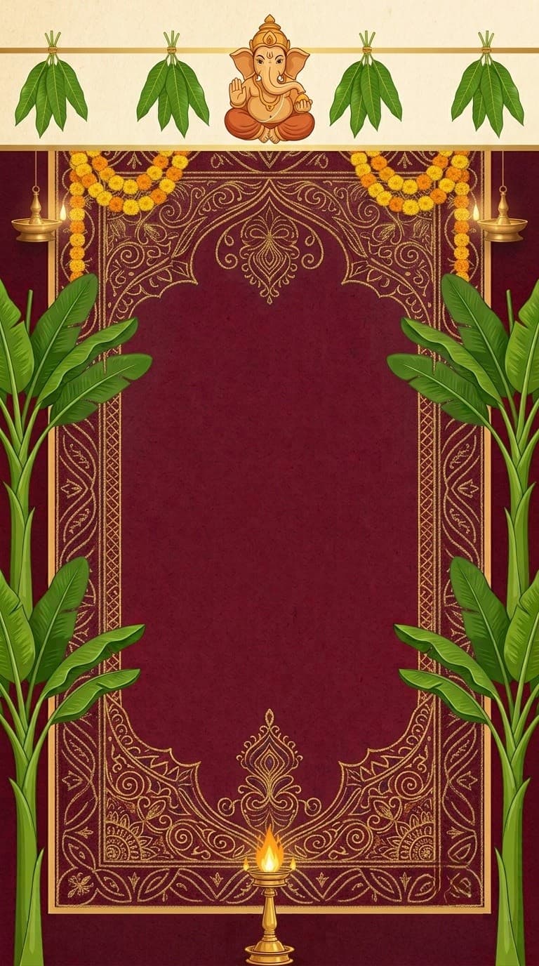 Ceremonial Gold: wedding invitation video template