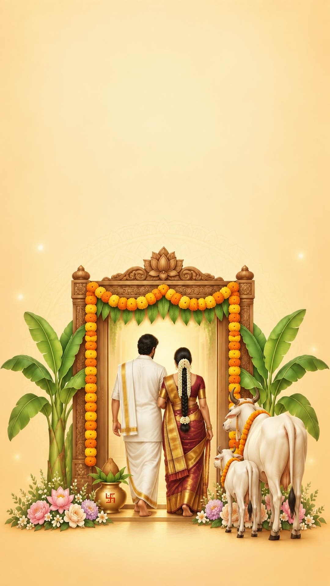 Gruha Torana: housewarming invitation video template
